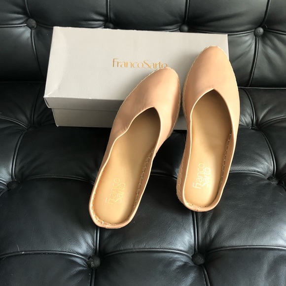 Franco Sarto peach espadrille flats size 9.5 - Picture 4 of 5